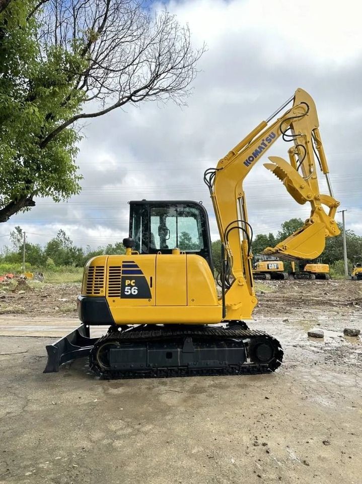 2022 Komatsu PC56-7 mini excavator, side view 2022 Komatsu PC56-7 mini excavator, side view