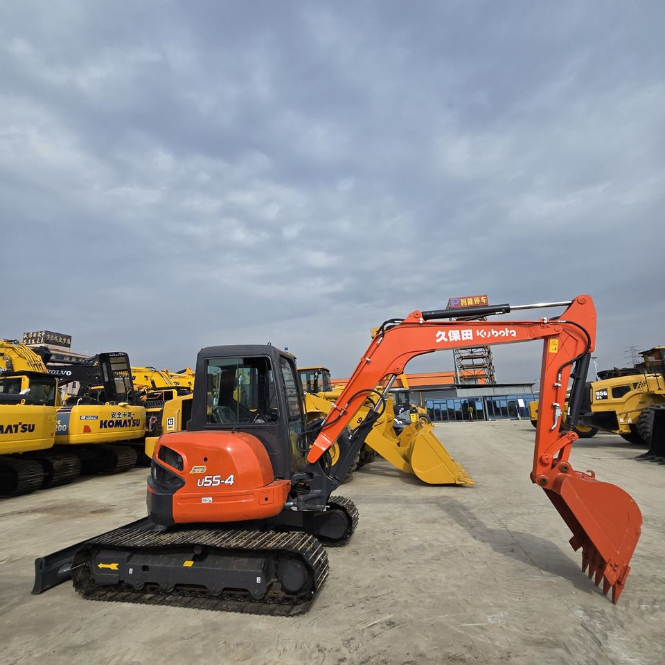 2024 Kubota U55-4 mini excavator, side profile view 2024 Kubota U55-4 mini excavator, side profile view