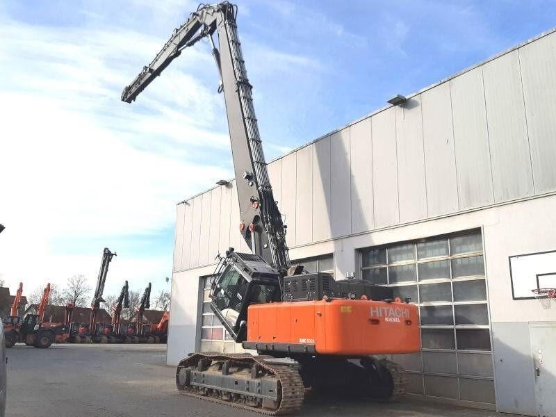 2021 Hitachi KMC500 S-6 demolition excavator, rear three-quarter view 2021 Hitachi KMC500 S-6 demolition excavator, rear three-quarter view