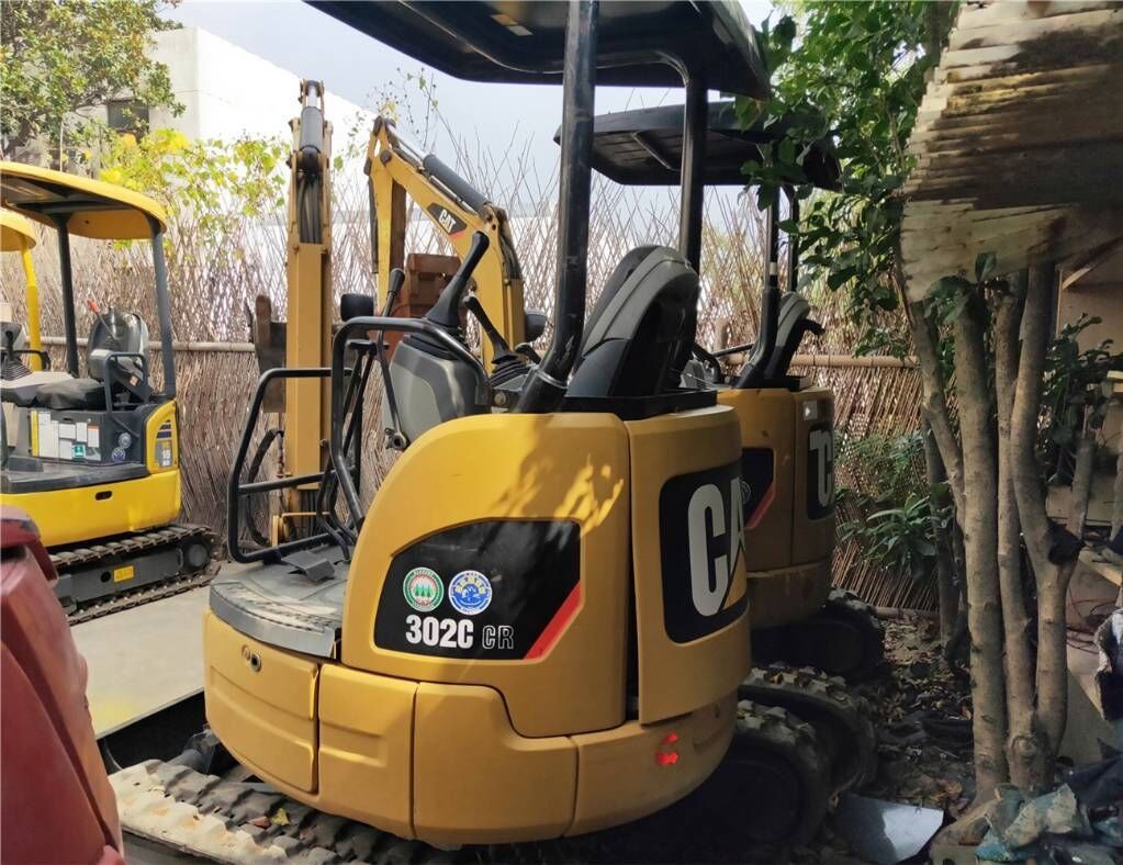 2018 Caterpillar 302C CR mini excavator rear view