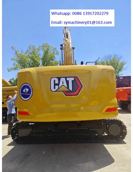 2023 Caterpillar 320GC crawler excavator rear view 2023 Caterpillar 320GC crawler excavator rear view