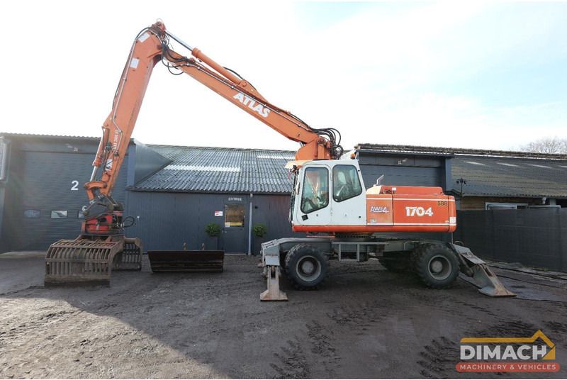 1997 Atlas 1704 material handler, side view 1997 Atlas 1704 material handler, side view