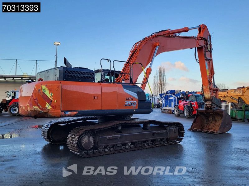 2021 Hitachi Zaxis 350 LC-7 crawler excavator, side view