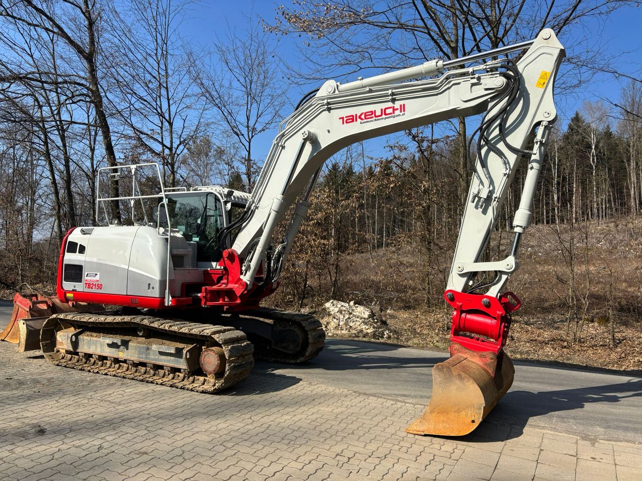 2022 Takeuchi TB2150 crawler excavator side view