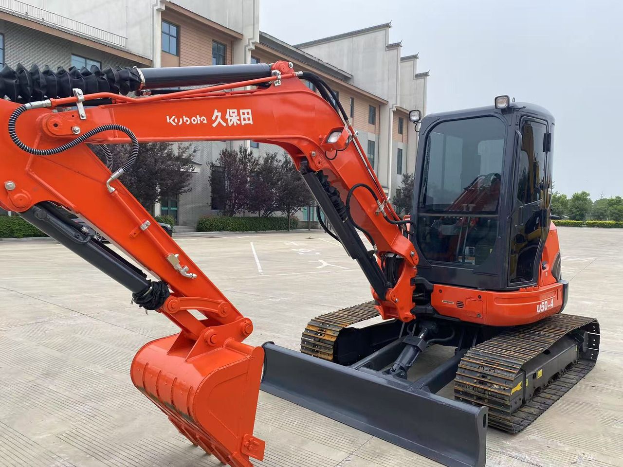 2024 Kubota U50-4 mini excavator, side view 2024 Kubota U50-4 mini excavator, side view
