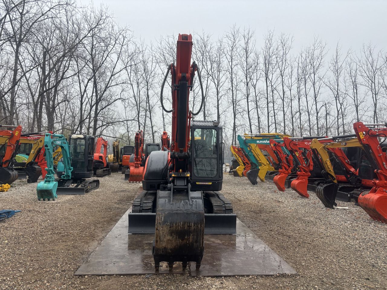 2023 Yanmar VIO80 crawler excavator, front view
