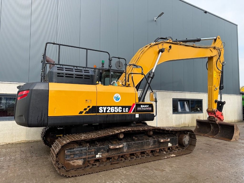 2021 Sany SY265C LC crawler excavator, side view