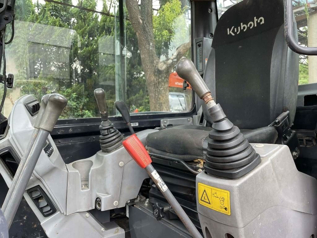 2024 Kubota KX165-5 mini excavator interior cab view 2024 Kubota KX165-5 mini excavator interior cab view