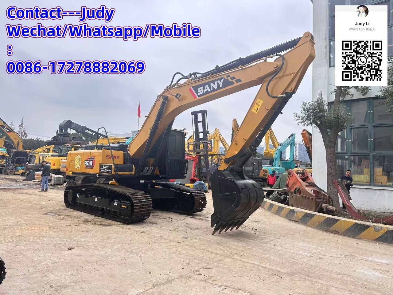 2023 Sany SY215C crawler excavator, side view 2023 Sany SY215C crawler excavator, side view