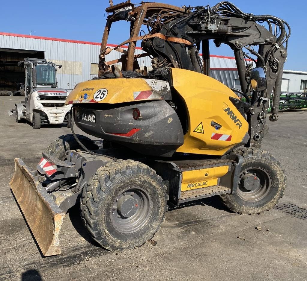 2017 Mecalac 7MWR wheel excavator, rear three-quarter view 2017 Mecalac 7MWR wheel excavator, rear three-quarter view