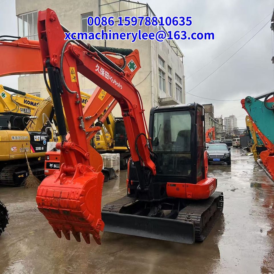 2024 Kubota KX155 mini excavator, front three-quarter view 2024 Kubota KX155 mini excavator, front three-quarter view