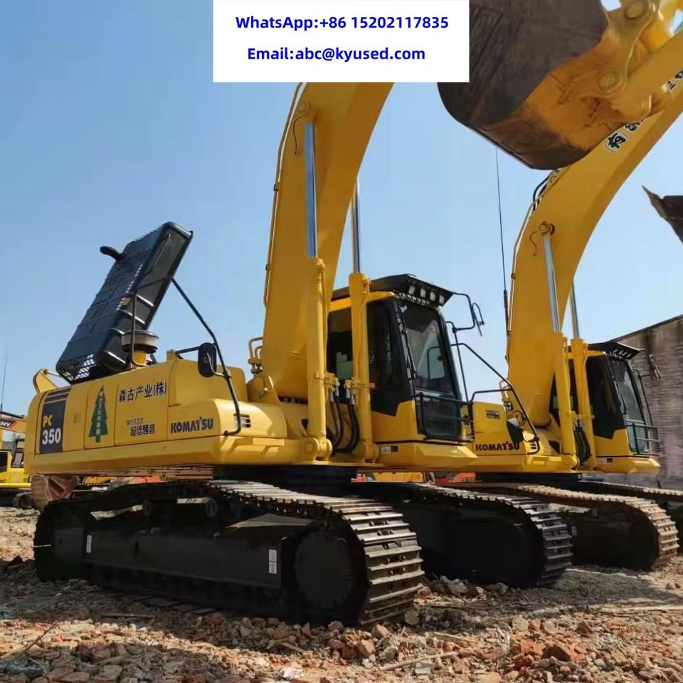 2022 Komatsu PC350 crawler excavator, side view 2022 Komatsu PC350 crawler excavator, side view