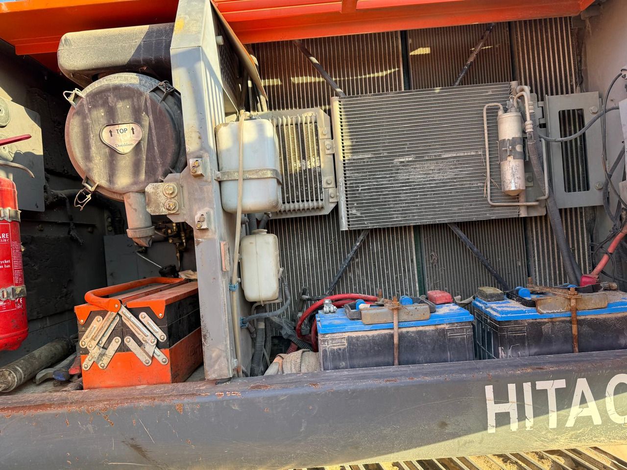 2008 Hitachi ZX250LC-3 engine compartment view 2008 Hitachi ZX250LC-3 engine compartment view