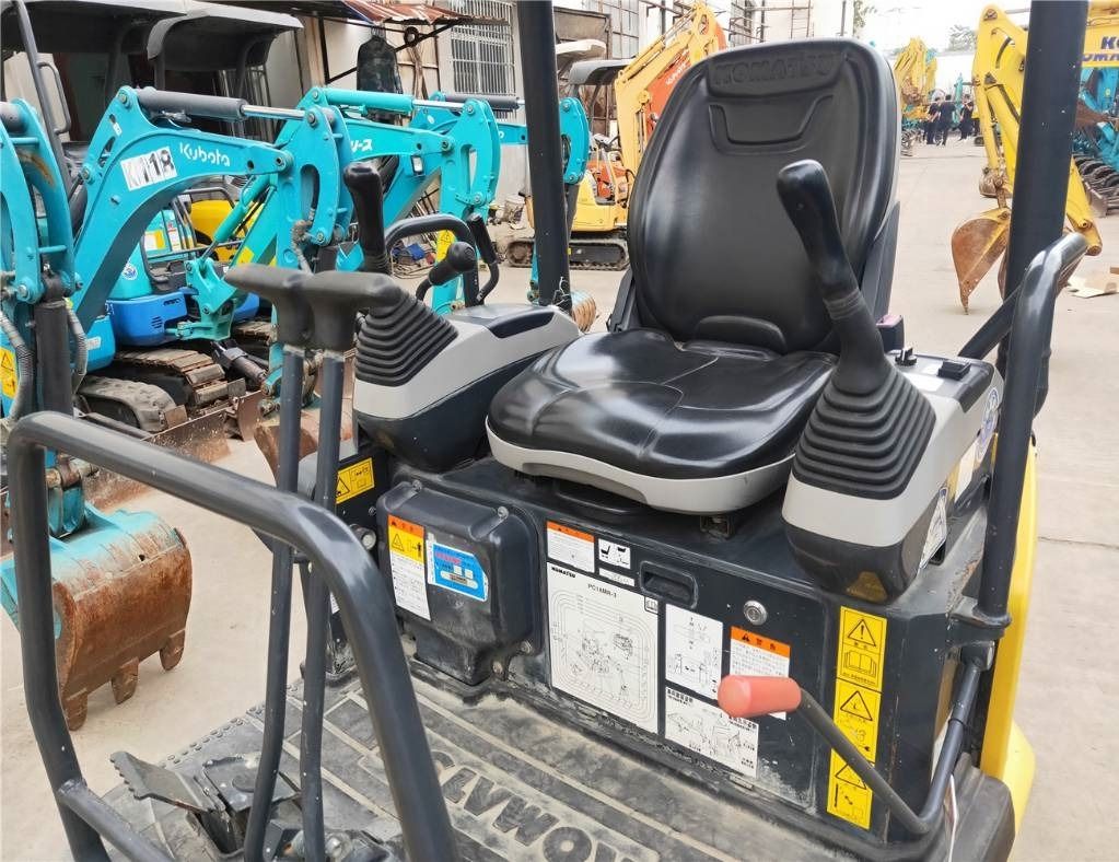 2023 Komatsu PC18MR-3 mini excavator operator station view 2023 Komatsu PC18MR-3 mini excavator operator station view