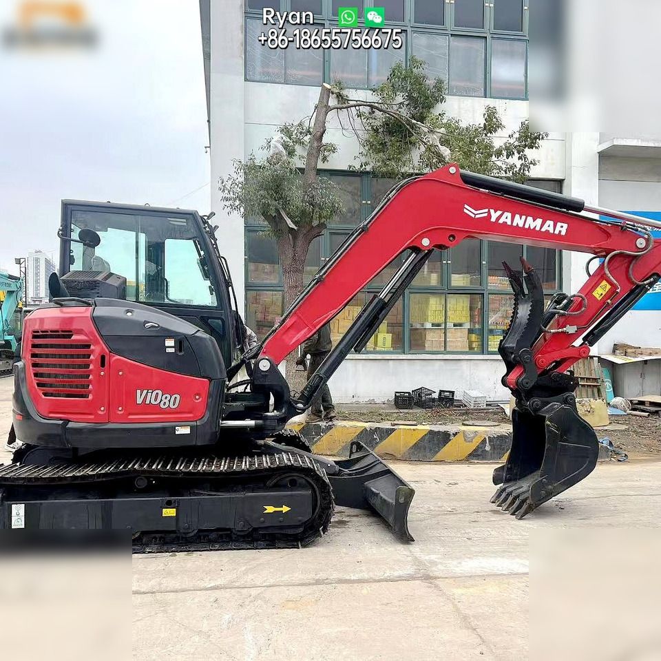 2020 Yanmar ViO80 crawler excavator side view