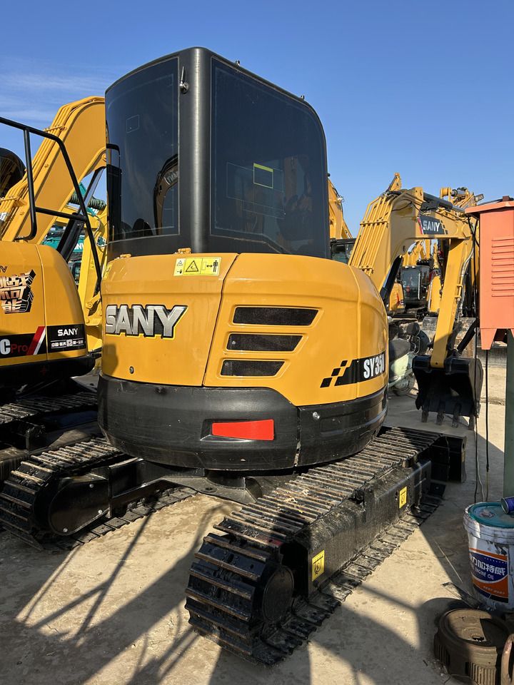 2023 Sany SY35U mini excavator, rear view 2023 Sany SY35U mini excavator, rear view
