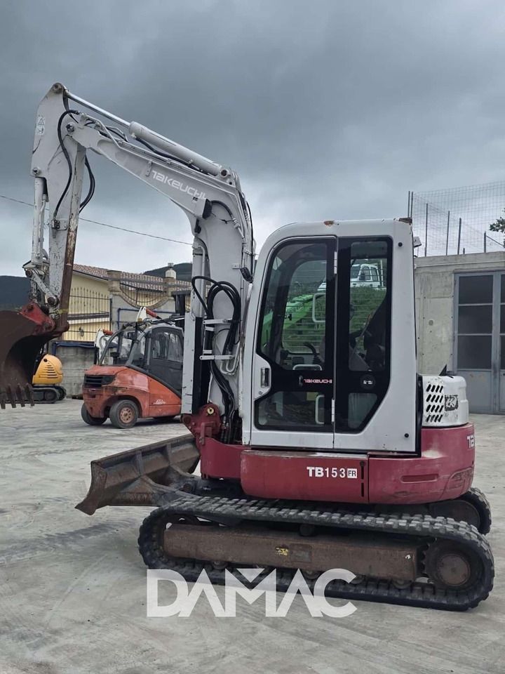 2007 Takeuchi TB153 FR mini excavator, side view 2007 Takeuchi TB153 FR mini excavator, side view