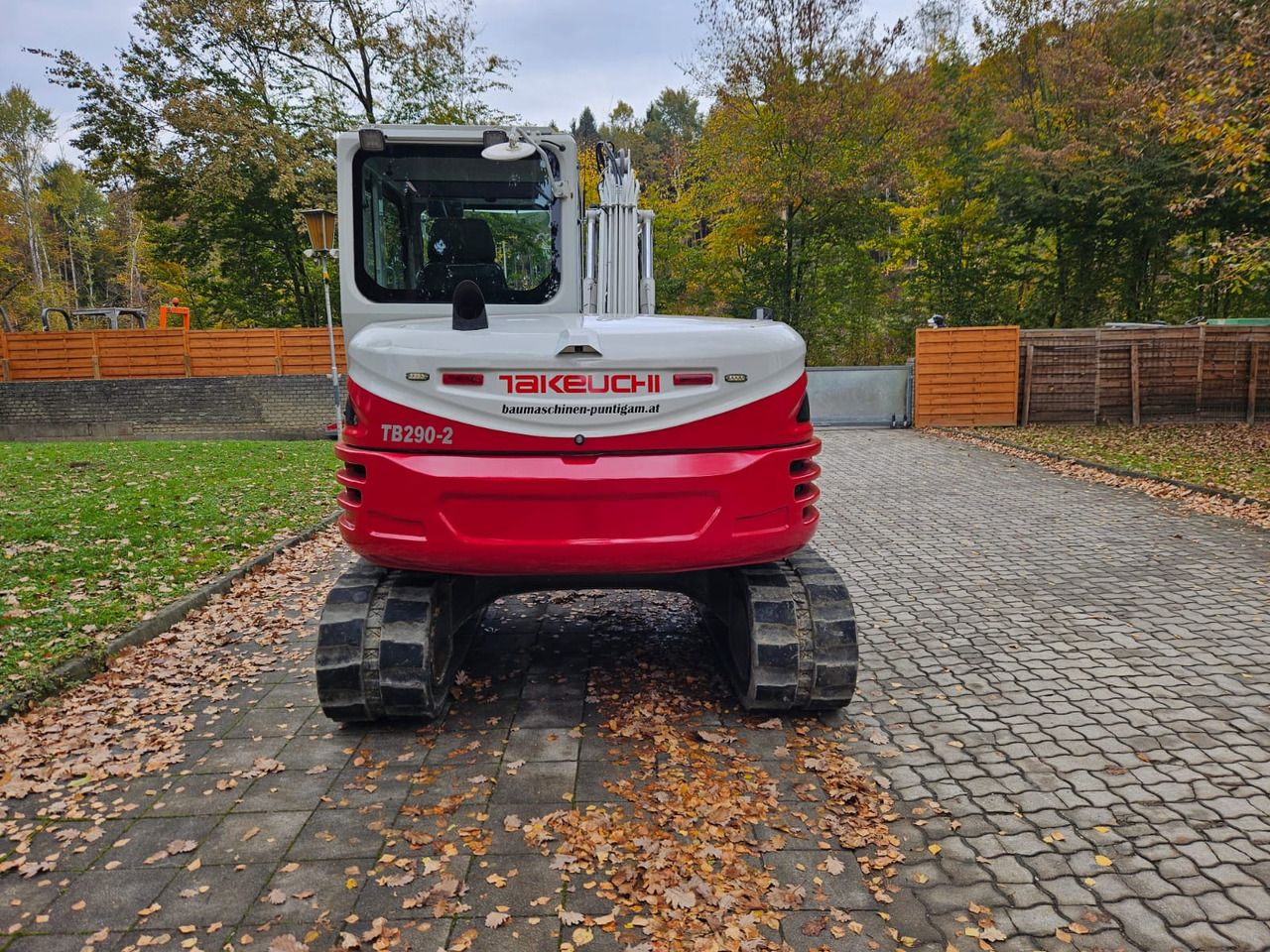2020 Takeuchi TB290-2 mini excavator rear view