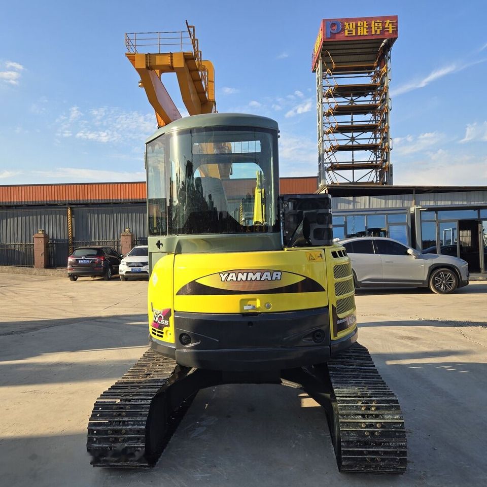 2022 Yanmar VIO55 mini excavator, rear view 2022 Yanmar VIO55 mini excavator, rear view