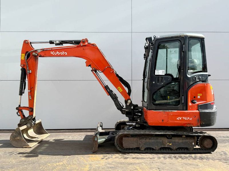 2020 Kubota KX037-4 mini excavator, side view