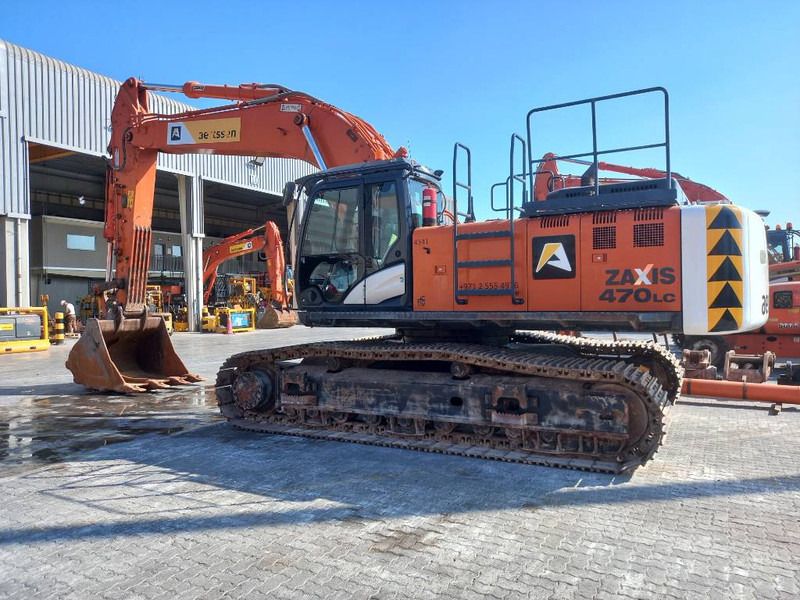 2022 Hitachi Zaxis 470LC crawler excavator side view 2022 Hitachi Zaxis 470LC crawler excavator side view
