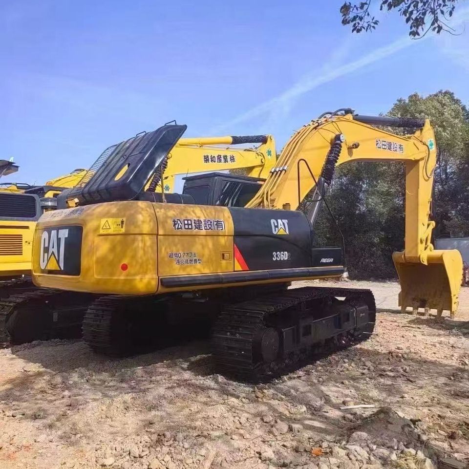 2023 Caterpillar 336D2 crawler excavator, rear three-quarter view 2023 Caterpillar 336D2 crawler excavator, rear three-quarter view