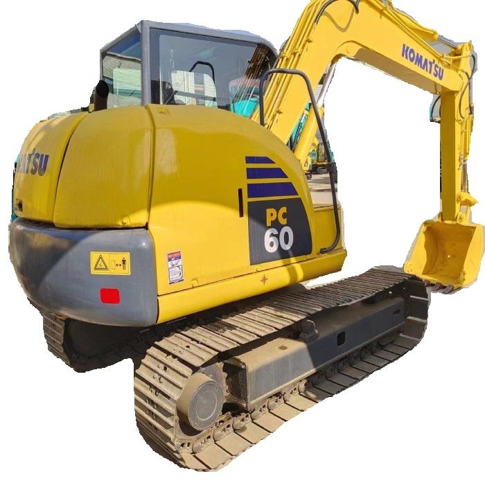 2022 Komatsu PC60-8 mini excavator, rear three-quarter view 2022 Komatsu PC60-8 mini excavator, rear three-quarter view