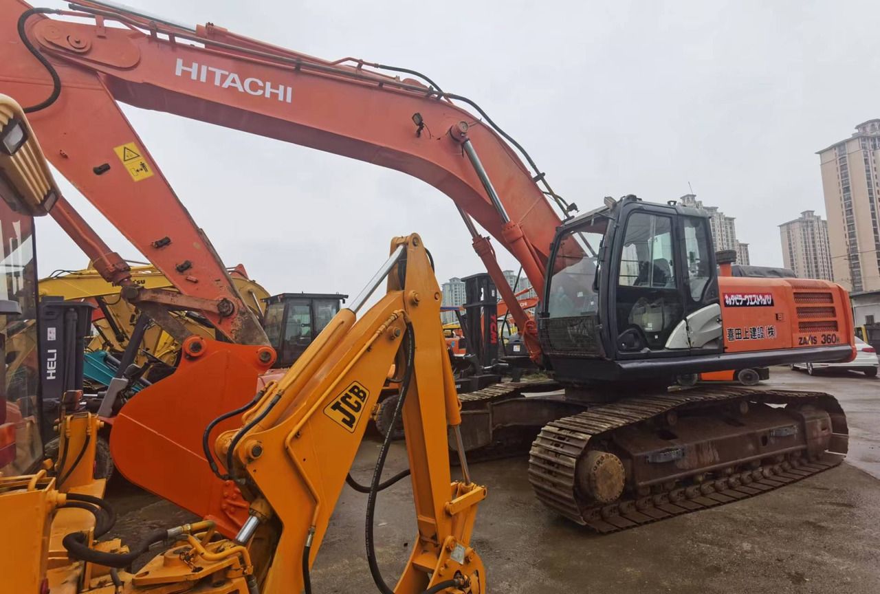 2014 Hitachi ZX360H-5G crawler excavator, side view