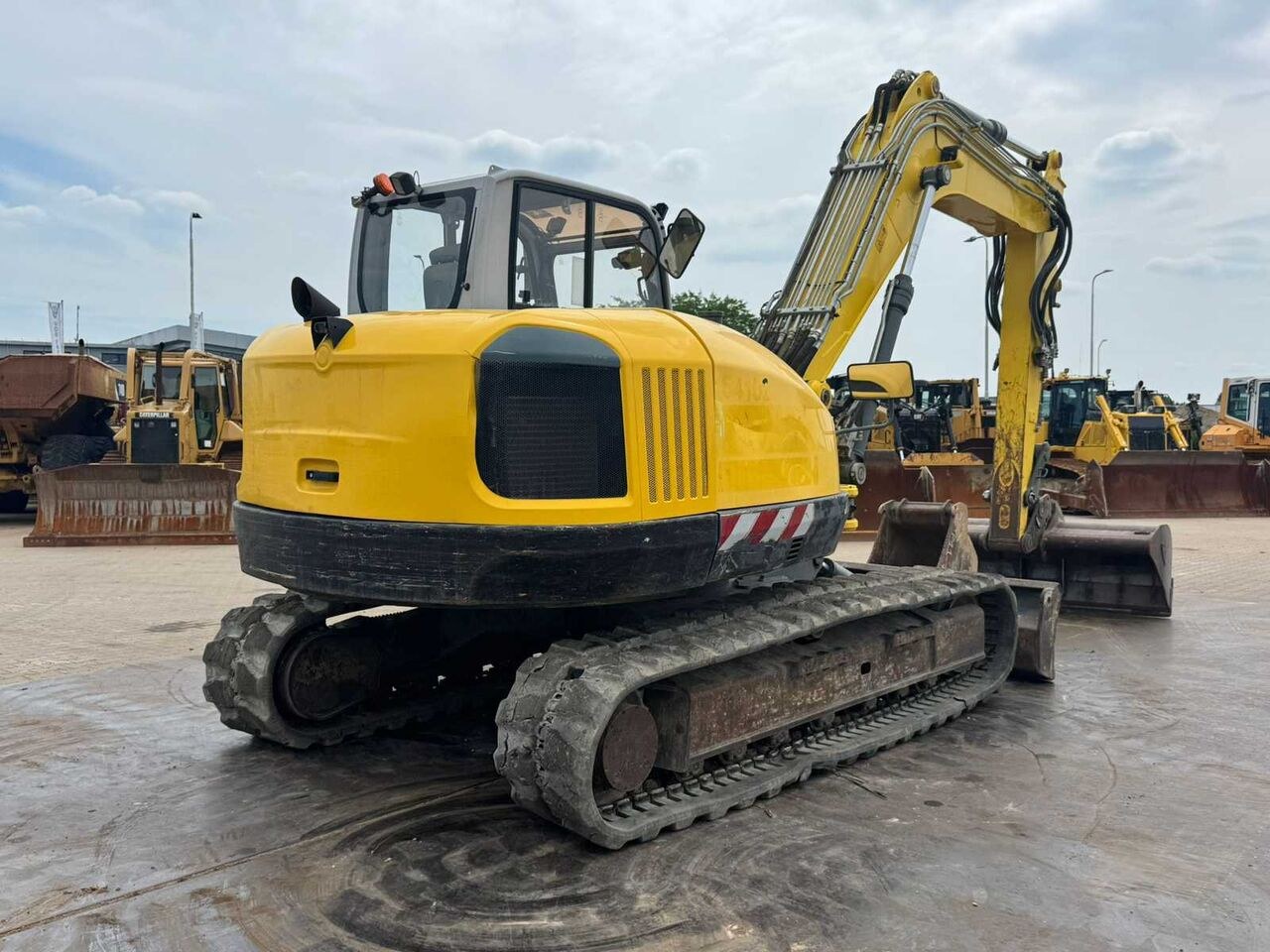 2016 Wacker Neuson ET145 crawler excavator, rear three-quarter view 2016 Wacker Neuson ET145 crawler excavator, rear three-quarter view
