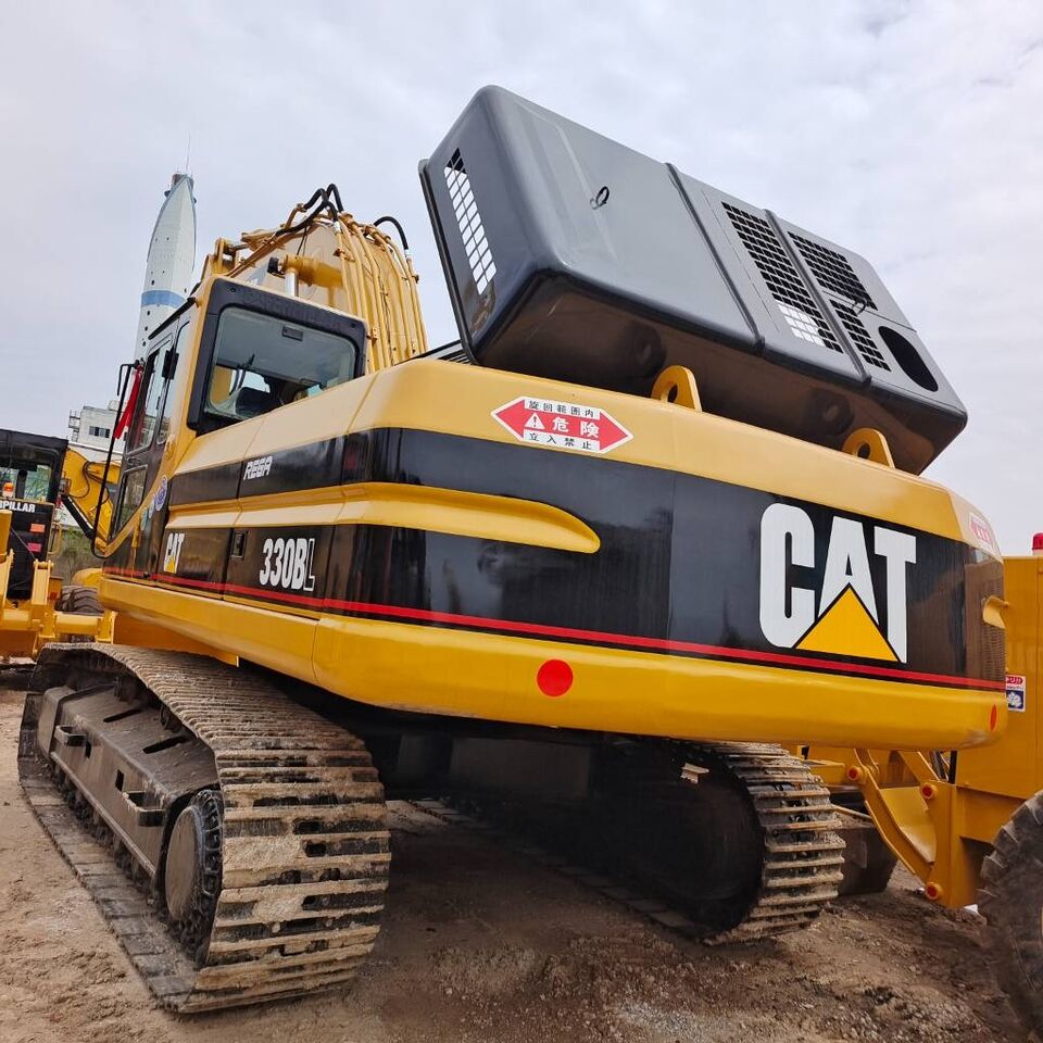 2024 Caterpillar 330BL crawler excavator, rear three-quarter view