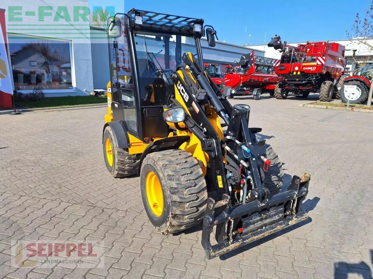 2024 JCB 403PLUS wheel loader, front three-quarter view 2024 JCB 403PLUS wheel loader, front three-quarter view