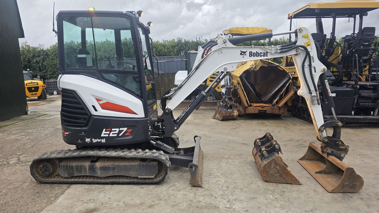 2023 Bobcat E27Z mini excavator, side view
