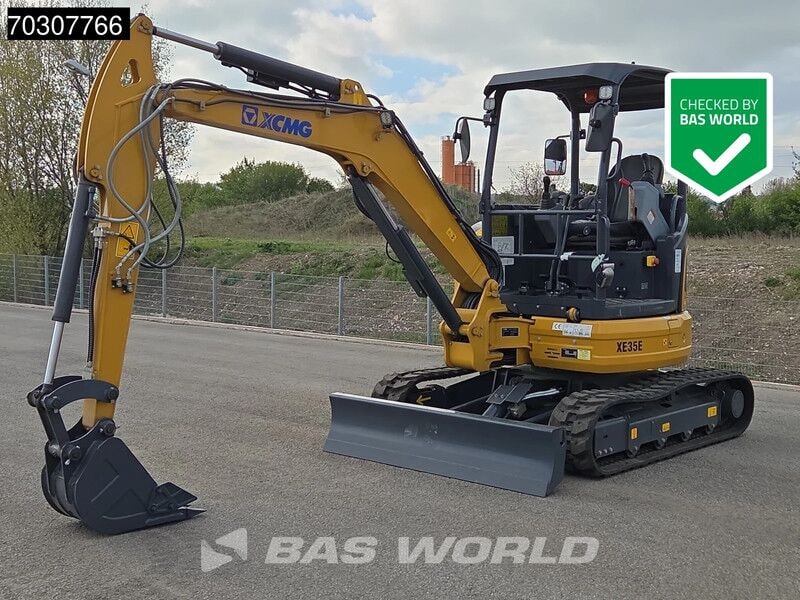 2025 XCMG XE35E mini excavator, side view