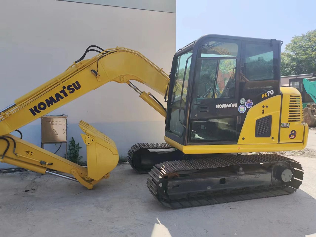 2020 Komatsu PC70-8 mini excavator, side view 2020 Komatsu PC70-8 mini excavator, side view