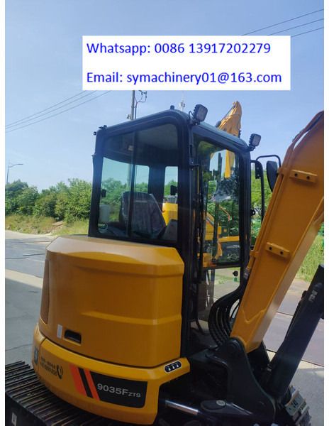 2025 LiuGong 9035FZTS mini excavator, rear three-quarter view