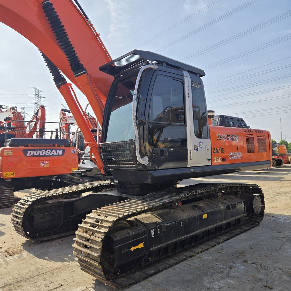 2022 Hitachi ZAXIS 350HG crawler excavator, side view
