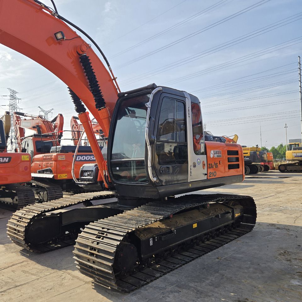 2022 Hitachi ZAXIS 210 crawler excavator, side view