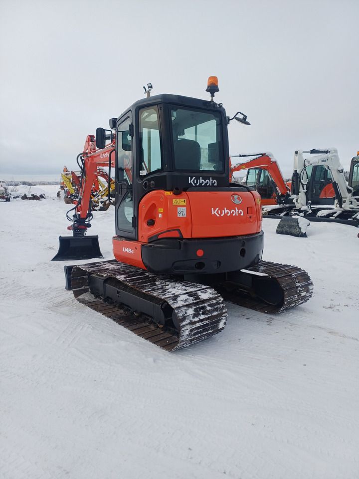 2013 Kubota U48-4A mini excavator, rear three-quarter view 2013 Kubota U48-4A mini excavator, rear three-quarter view