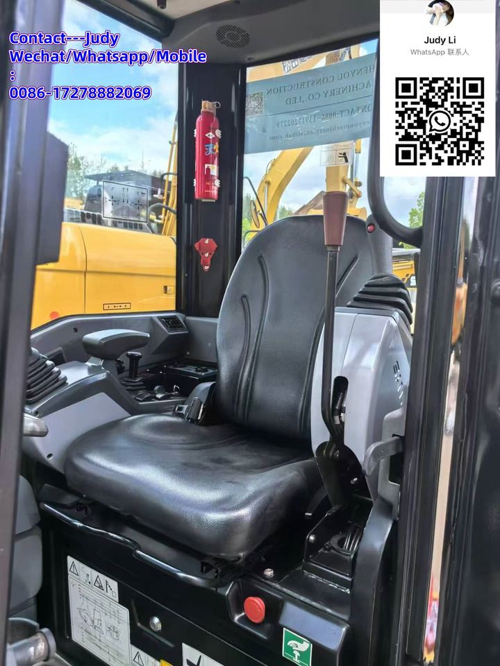 2024 Sany SY35U mini excavator interior cab view 2024 Sany SY35U mini excavator interior cab view