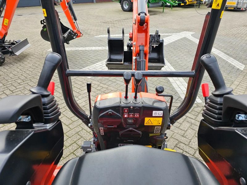2026 Kubota U10-5 mini excavator operator station view