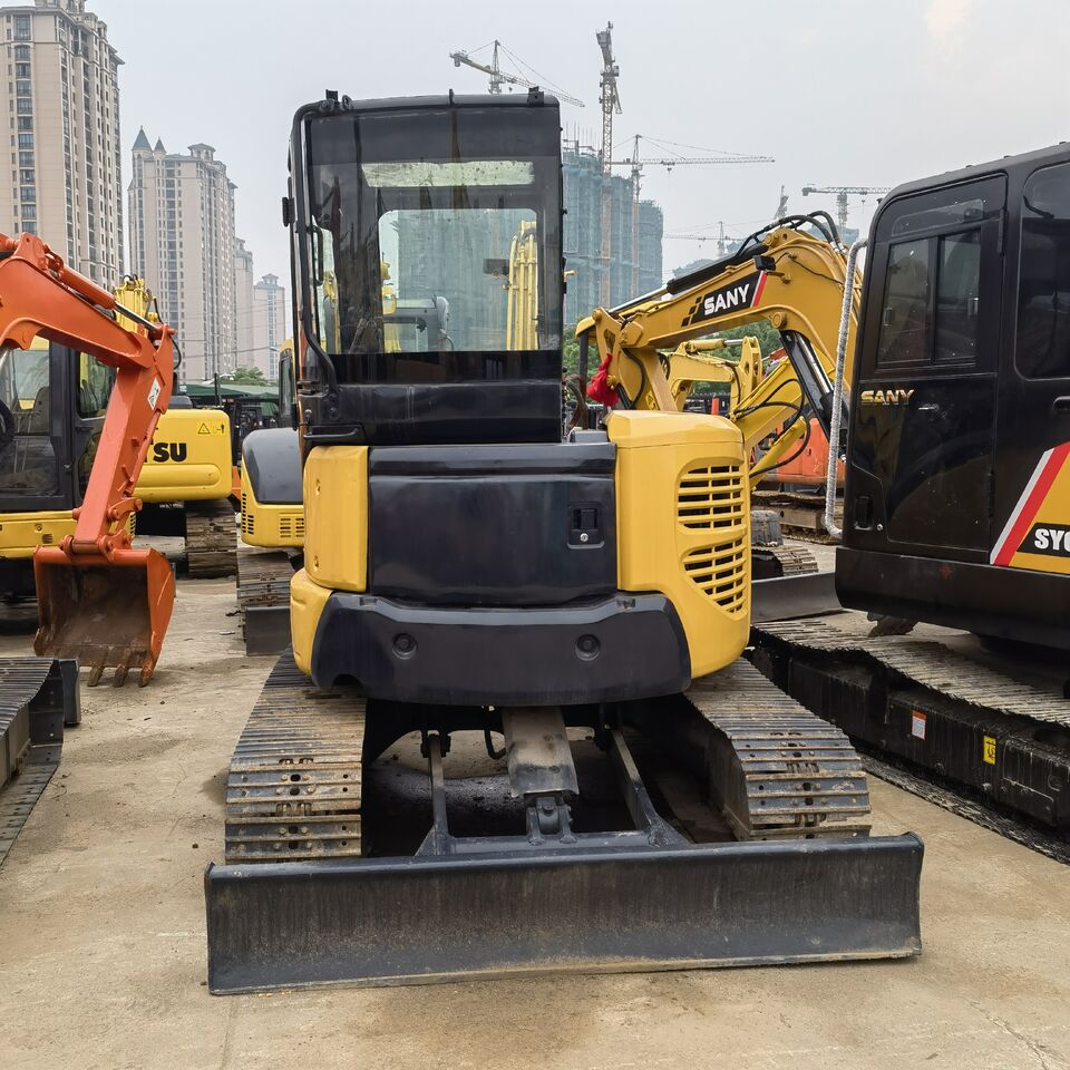 2022 Komatsu PC-55MR mini excavator, rear view 2022 Komatsu PC-55MR mini excavator, rear view