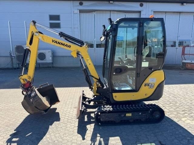 2020 Yanmar SV18 mini excavator, side view 2020 Yanmar SV18 mini excavator, side view