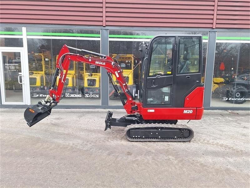2025 Mole M20 mini excavator, side view 2025 Mole M20 mini excavator, side view
