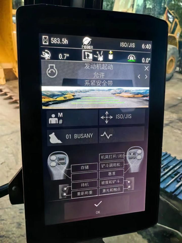2021 Caterpillar 320 crawler excavator interior monitor display 2021 Caterpillar 320 crawler excavator interior monitor display