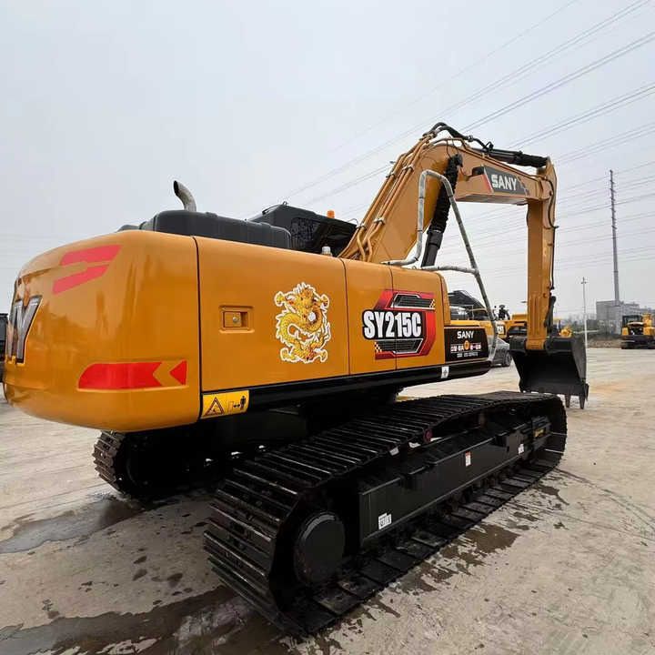 2023 Sany SY215C crawler excavator, rear three-quarter view 2023 Sany SY215C crawler excavator, rear three-quarter view