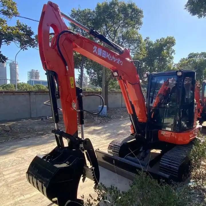 2023 Kubota KX165-5 mini excavator, front three-quarter view 2023 Kubota KX165-5 mini excavator, front three-quarter view