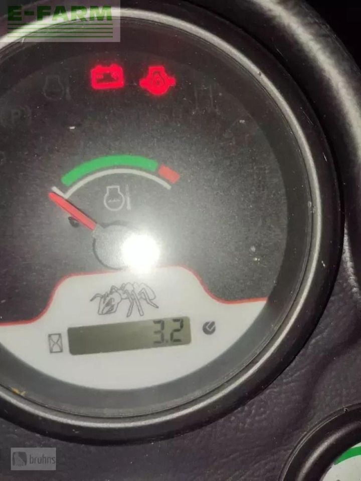 2023 Giant G1200 mini excavator instrument cluster view 2023 Giant G1200 mini excavator instrument cluster view