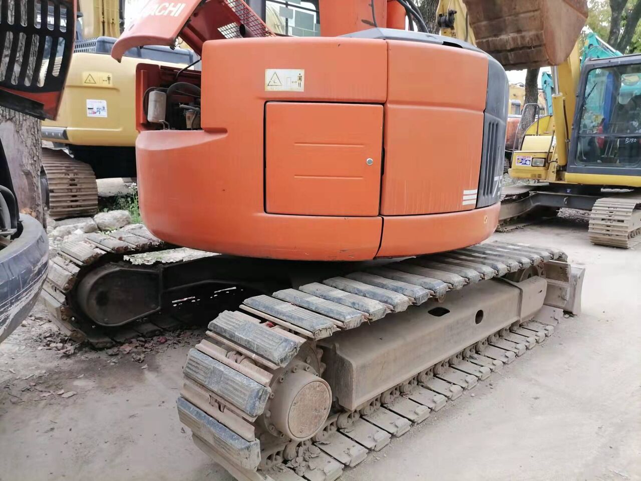 2023 Hitachi ZX75UR excavator rear view