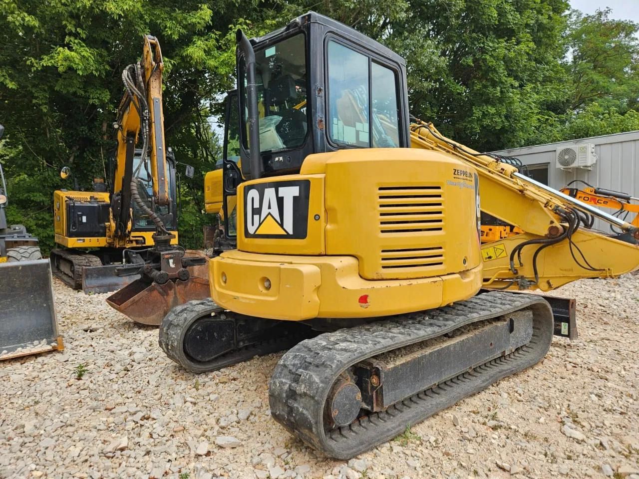 2018 Caterpillar 305.5E2 mini excavator rear view