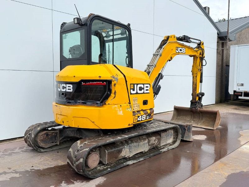 2018 JCB 48Z-1 mini excavator, rear three-quarter view 2018 JCB 48Z-1 mini excavator, rear three-quarter view